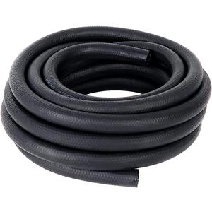 LokoCar Rubber Fuel Hose Line Push Lock 5/8" ID SAE 30R7 NBR 25ft 300PSI Black