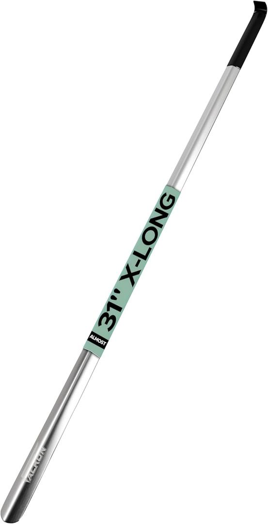 Falkon 31.8" Extra Long Metal Shoe Horn | Shoe Horn Long Handle for Seniors, Men & Women