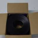 Vinyl Wall Base Baseboard Molding Trim 4" Flexible Self Adhesive Rubber Wall Base Moulding Trim Peel and Stick Design, 4 Inch x 20 Feet, Black