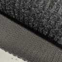 Ottomanson 2' x 5' Hallway Runner with Scraper Pile Extra Durable Non-Slip Rug Mat for Indoor & Outdoor Use - Ideal for Kitchen, Entryway, Patio & Garage - High-Traffic Carpet, Black