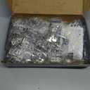 Cabinet Hinges - 24 Pack for 1/2 inch Overlay Cabinet, Face Frame Concealed 105Deg Self Closing Hinges, Stainless Soft Close Cabinet Door Hinges with Mounting Screws and Repair Plate