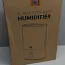 Everlasting Comfort 6L Humidifier Large Room, High Mist Output 60 HR Runtime Ultrasonic Top Fill Humidifiers for Bedroom, Easy to Use & Clean for Home, Baby Humidifier, Plants, Congestion, Indoor