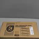 KAFAHOM Power Tool Organizer, Garage Tool Organizers and Storage,Drill Holder Wall Mount, Storage Rack for Cordless Drill, Heavy Duty Tool shelf with Screwdriver Holder/Pliers Holder/Hammer Holder (4-Layer 4-Drill)