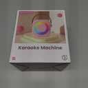 Karaoke Machine, Portable Bluetooth Speaker with 2 Wireless Microphones for Kids, Karaoke Toys Gifts Toys for Girls Boys Family Home Party (Blue)