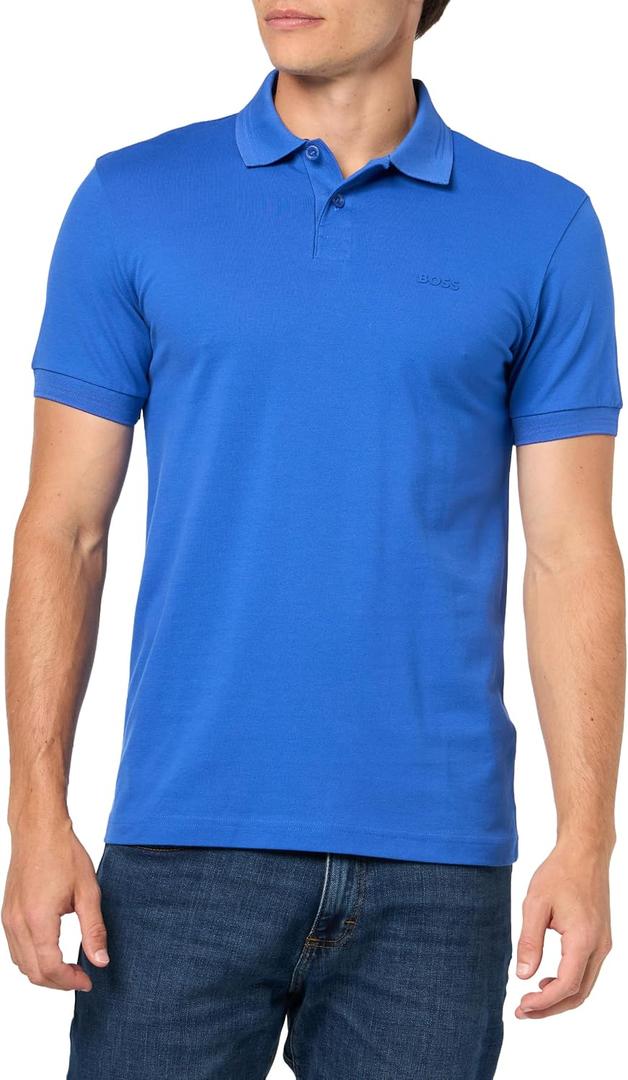 BOSS Men's Paul Modern Essential Polo, Medium
