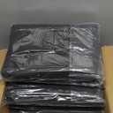 BRILLMAX 6 Pack Black Tablecloths 90 x 132 Inch for 6ft Rectangle Tables - 150 GSM Polyester Fabric, Floor Length Drop, Water, Stain & Wrinkle Resistant Cloth Cover for Wedding Reception Banquet