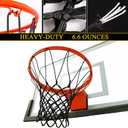 Premium Quality Professional Heavy Duty Basketball Net Replacement - All Weather Anti Whip,Fits Standard Indoor or Outdoor 12 Loops Rims12 Loops