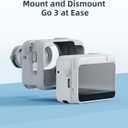 Fotoleey Accessory for Insta360 GO 3- Camera Sleeve and POD silicone case (grey)