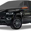 Car Cover Waterproof Custom Fit for Jeep Grand Cherokee 2011-2023 All Weather for Automobiles Outdoor Snow Sun Dust UV Protection Full Exterior Cover with Door Zipper