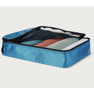 Packing Cubes for Travel Essentials, 2 Set Packing Cubes for Suitcases, Lightweight Mesh Luggage Organizer Bag, Blue