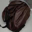 Shukii Waterproof Office Chair Cover PU Leather Computer Seat Covers Stretch Rotating Chair Slipcover with Elastic Bottom Universal Chair Protectors for Rotating Boss Chair (Brown, Large)