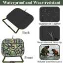 CHERAINTI Hunting Seat Cushion, Lightweight Memory EVA Foam Tree Stand Cushion, Portable and Waterproof Silent Camo Pad for Comfortable Hunting, Camping, Ice Fishing, and Outdoor Sports 17 x 13 Inch