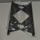 Stainless Steel Stove Gap Covers, Stove Gap Filler, Range Trim Kit, Stove Gap Guards, Heat Resistant and Easy to Clean, Easy retractable Length 13.8" to 27.5", Width 0.79",Black(2PCS)