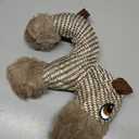 Linen Animal Shape Cotton Rope Dog Chew Toy, Squeaky, Sturdy Linen Fabric (Dog)
