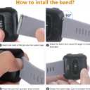 Wepro Band Compatible with Fitbit Versa 2 Bands for Women Men, Soft Band Compatible with Fitbit Versa Bands, Sport Waterproof Breathable Replacement Wristbands Strap for Versa Lite, Small, White