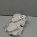 3 Inch Large Heart Shaped Silicone Molds for Chocolate, Candy, Cake, Soap (Set of 2, Cream)