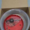 FONUNO Hole Saw for Recessed Lights 6 1/8 Hole Saw with Dust Bowl Catcher for Recessed Lighting 6.12 Inch Bi-Metal Drill Cutter with Dust Bowl Complete Drywall Cutting Set for Thin Metal Wood, PVC