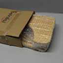 Beinilai Foldable Toilet Stool,7 Inches Poop Stool for Bathroom,Bamboo Toilet Stool Squat Adult,Potty Stool with Anti-Slip Strip (Yellow)