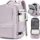 VGCUB Carry on Travel Backpack for Women Men Large Laptop Gym Work Frontier Airlines Personal Item Bag Business Airport Lightweight Backpack Flight Approved Mochilas de Viaje,Pink