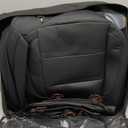 Coverado Full Set Seat Covers Faux Leather(Black) Easy Install, Waterproof, Custom Fit Chevy Silverado/GMC Sierra (2007-2013/2019-2025 1500; 2020-2025 2500HD/3500HD) Crew/Double/Extended Cab