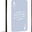 Lucky Girl Syndrome Poster Trendy Ace Card Print Blue Bow Wall Art Casino Theme Party Poker Art Poster Preppy Girly Dorm College Apartment Coquette Room Decor12x18inch Unframed, Pack of 2 