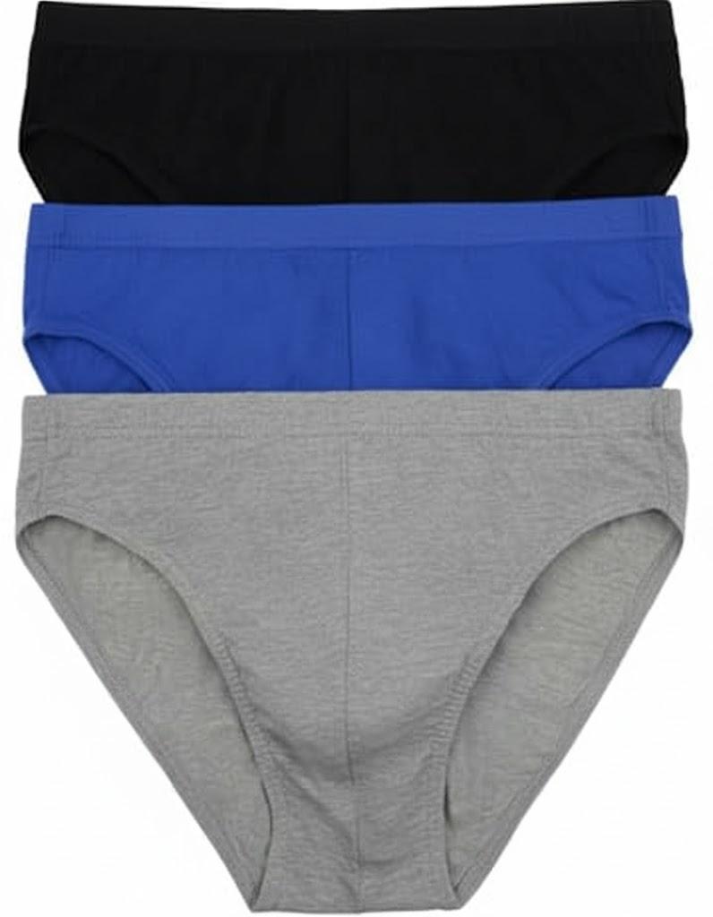 4 Pack Of Underwear 2 Black 1 Gray And 1 Blue Small
