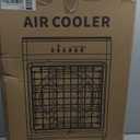 Swamp Cooler Air Conditioner with Dry Burn Protection, 4-in-1 Evaporative Air Cooler with 7-Gal Water Tank, 4 Modes, 3 Speeds, Remote, 12H Timer, Portable Windowless AC for Bedroom Home Office