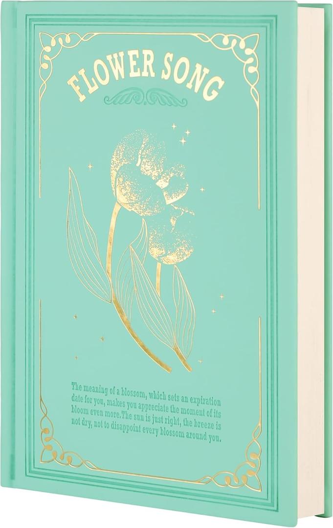 College Rule Journal Notebook for Women Girls, 216 Pages Journals for Writing A5 Hardcover Notebook for School, Note Taking, Journaling (Green)