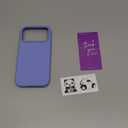 ORNARTO Compatible with iPhone 17 Pro Case 6.3", Slim Liquid Silicone 4 Layers Full Covered Soft Gel Rubber Shockproof Cover, Protective Phone Case for iPhone 17 Pro-Ice Blue