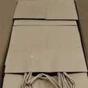 FACEBAG 50-Pack Brown Paper Bags with Handles Bulk, 8x4.25x10.5 Inches, Medium-sized Gift Bags with Handles for Party Favors, Take-Out, Grocery Shopping & Retail, Reusable & Durable