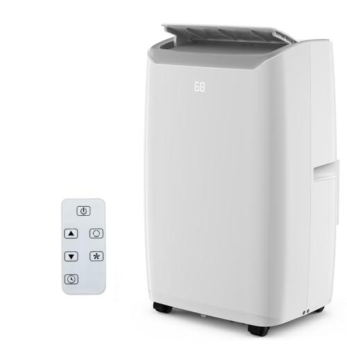 GarveeHome Portable Air Conditioner 14000 BTU for Large Rooms up to 750 Sq.Ft, Efficient Cooling AC Unit with 4 Modes, Cool, Fan, Dehumidify & Sleep, Remote Control & Installation Kit Included