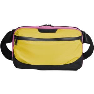 Leaper Small Crossbody Bags for Women Lightweight Fanny Packs with Adjustable Shoulder Strap - Water-resistant Nylon Sling Bag for Men - Fashion Cross Purse for Travel Everyday-Yellow & Purple
