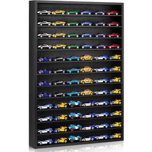 Juexica 1/64 Scale Toy Cars Display Case Organizer Shelves for Model Mini Toys Small Wheels, Holds up to 72 Cars, No Door Cover, 26.5 x 18.75 x 3 Inches Juexica 1/64 Scale Toy Cars Display Case Organizer Shelves for Model Mini Toys Small Wheels, Holds up to 72 Cars, No Door Cover, 26.5 x 18.75 x 3 Inches