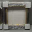 Art Remedy Saturaded Colors Art Canvas, 16" x 16", Gold Frame, Colorful Rhythm Set