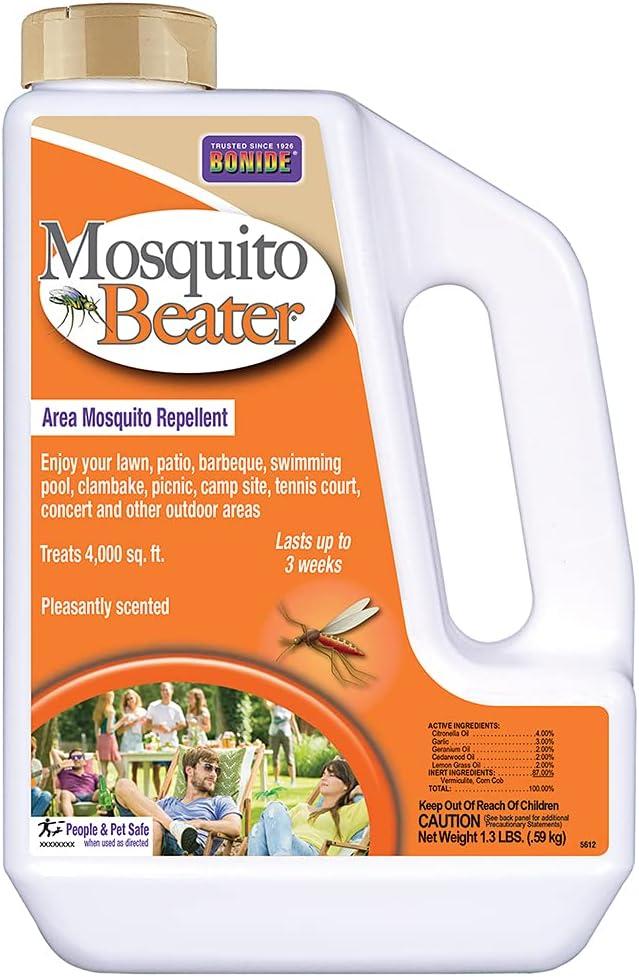 Bonide Mosquito Beater Area Mosquito Repellent , 1.3 lbs, Granules