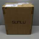 SUNLU 3D Printer Filament Bundle, PLA Plus Filament 10KG 1.75mm, Neatly Wound Filament for Most 3D Printer, 10 Colors, 1kg Spool, Black+White+Grey+Green+Blue+Grassgreen+Bluegrey+Pureyellow+Red+Orange