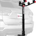 Forwode Hitch Mount Rack Fits 2 x 35 lbs Bicycles, Bike Hitch Rack for Car, Foldable Wobble Free, Hitch Lock, 2-Inch Receiver