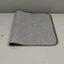 Indoor Door Mat, 1/10 in Ultra Thin Door Mat, Non-Slip Natural Rubber Backing Inside Doormat, Washable, Low-Profile Entrayway Mats, Durable Dirt Trapper for Various Entrance, 30''X17'' Grey (1'5" x 2'6" (Rectangular), Rounded Serged Edges(grey))