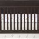 Oxford Baby Lazio 4-in-1 Convertible Baby Crib, Espresso Brown, GreenGuard Gold Certified