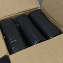 20 Gallon Large Drawstring Trash Bags 120 Counts, Fit 20-21 Gal Trash Can, Heavy Duty Tall Kitchen Garbage Liners, Large Trash Bags Size Chart for Home/Office, Outdoor Lawn & Leaf Bags, Black