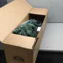 Pre-Lit Blue Artificial Christmas Tree Slim with 9 Lighting Modes-4.5 ft, Blue