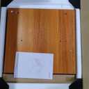 Rattan Nightstand Set of 2, Farmhouse End Table with Solid Wood Legs, Small Boho Mid Century Modern End Table with Storage for Bedroom, Living Room- Boho Style