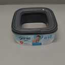 Diaper Genie Jumbo Square Refill, with Continuous Film, can Hold up to 810 Newborn-Sized Diapers per Refill.