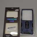 VEGO for Galaxy Z Flip 7 Case [Built-in Screen Protector][Anti-Scratch] [Hinge Protection] Military Drop Protection Ring Kickstand Phone Case for Samsung Galaxy Z Flip 7 5G 2025(Not for Flip 7FE)-Blue