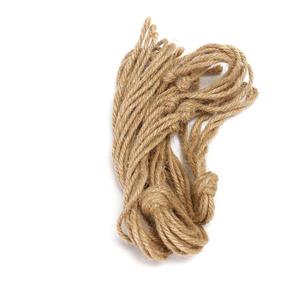 Handwoven Jute Plant Hanger Rope 104cm Long Natural Hanging Basket Holder for Home Garden Decor