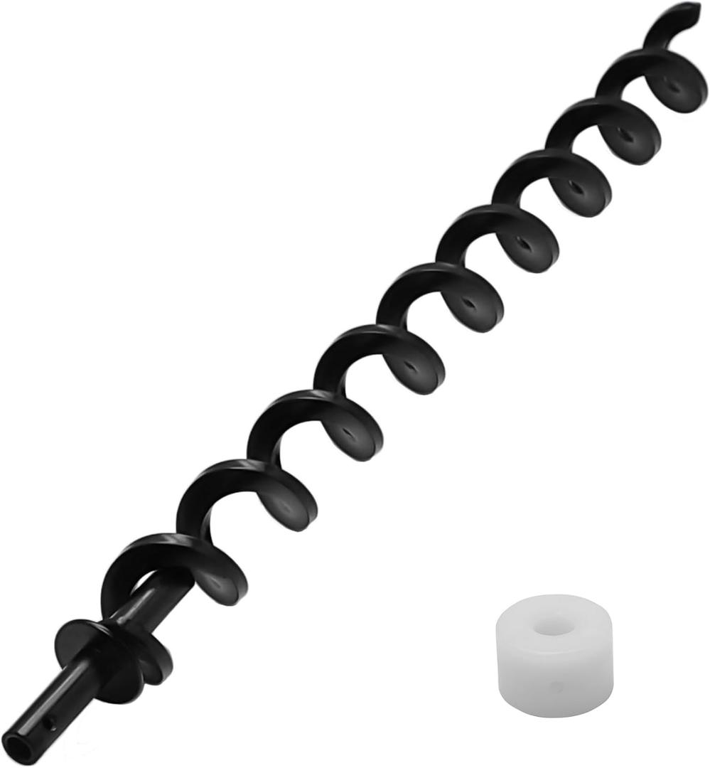 18 1/4" Auger Shaft Screw Replacement Parts for Pit Boss 700 Series Pellet Grills, Auger Flighting Shaft Kit with Auger Motor Bushing, Replacement Parts Number: 74079, 31893, 18 1/4" for PB 700 Series