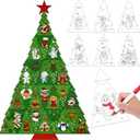 2 x Marspark 27 Pcs Christmas Tree Coloring Posters for Kids DIY Holiday Winter Crafts Color Your Own Scenes Christmas Activity for Kids Home Classroom Party Favor Supplies