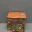 28 Pack Valentine Mochi Squishies Gifts for Kids, Greeting Cards and Animal Mochi Squishies Filled Heart-Shape Box Kawaii Squishies Stress Relief Fidget Toys Classroom Exchange Party Favors