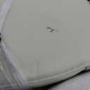 Serta Bryce Executive Office Chair - Ergonomic Computer Desk Chair with Patented AIR Lumbar Technology - Adjustable Height - Memory Foam Body Pillows - 360° Swivel Rolling Base - Bonded Leather - White