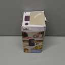 bella Electric Can Opener and Knife Sharpener, Removable Cutting Lever, Cord Storage, Stainless Steel Blade, Plum